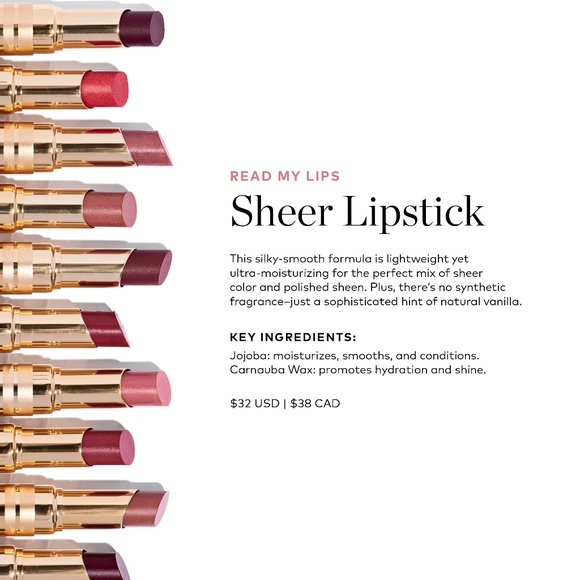 beautycounter Other - Beautycounter Lip Sheer Lipstick Samples - Pick 3!